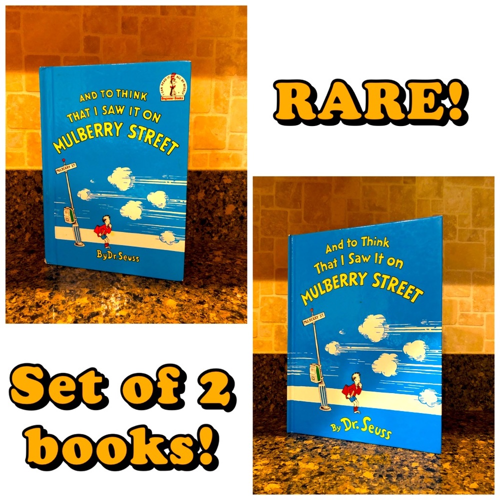 (2) DR.SEUSS TO THINK I SAW IT ON MULBERRY STREET